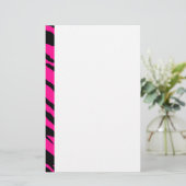 ピンクタイガーストライプズ 便箋 (スタンド正面)