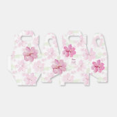 ピンクタイガーリリーパーソナライズされたクレマティス フェイバーボックス (折り畳みなし)