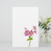 ピンクタイガーリリー文房具 便箋 (スタンド正面)