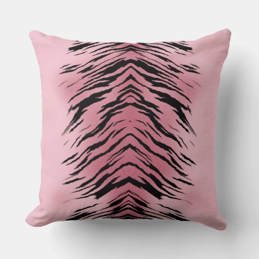 ピンクタイガー抽象芸術 クッション (正面)