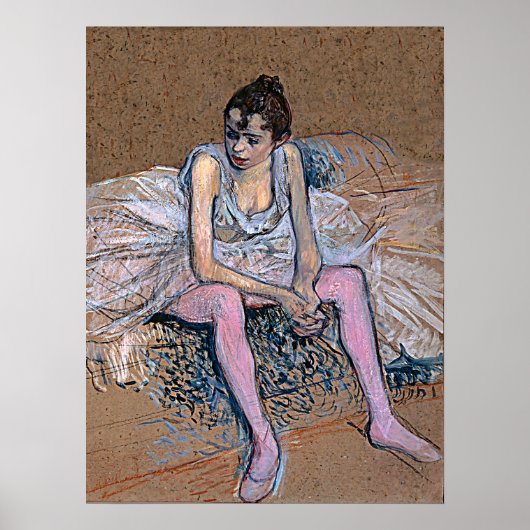 ピンクタイツのダンサー ポスター (正面)