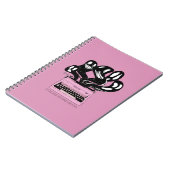 ピンクタイプライター幽霊 ノートブック (左側)