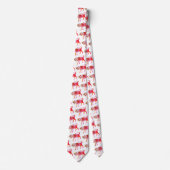 ピンクタウロス〔占星術の〕十二宮図標識 ネクタイ (正面)