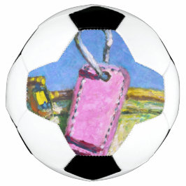 ピンクタグ サッカーボール