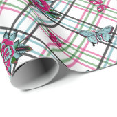 ピンクタトゥーバラ ラッピングペーパー (ロールコーナー)