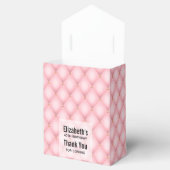 ピンクタフテッドダイヤモンドパターン誕生日有難う フェイバーボックス (オープン)