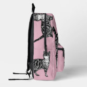 ピンクタブビーキャッツガールズバックパック プリントバックパック (左)