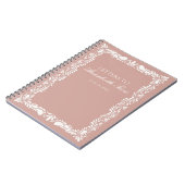 ピンクタラバータイルフィエスタレターズ誕生日ガール ノートブック (左側)