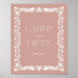 ピンクタラベラスペインのタイルカードとギフトサイン ポスター