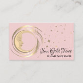 ピンクタロットリーダスタームーンサンシテリア 名刺 (正面)