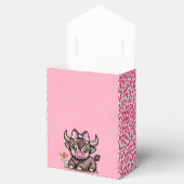 ピンクタンハイランドカウガールベビーシャワー フェイバーボックス (オープン)