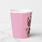 ピンクタンハイランドカウガールベビーシャワー 紙コップ (右)