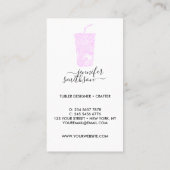 ピンクタンブラ気にー命令 名刺 (裏面)