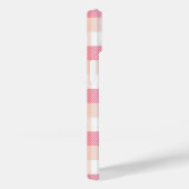 ピンクタータンチェック格子模様 Case-Mate iPhoneケース (裏面 / 右)