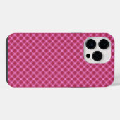 ピンクタータンチェック iPhoneケース (裏面横)