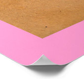 ピンクタートルレースポスター ポスター (角)