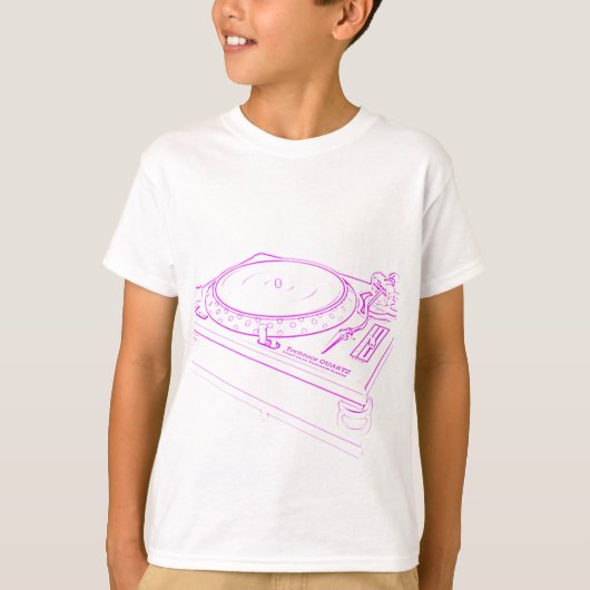 ピンクターンテーブル Tシャツ (正面)