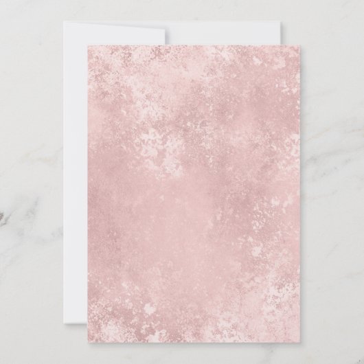 ピンクダイアモンドキンセアニラ 招待状 (裏面)