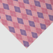 ピンクダイアーガイルヤモンド型編みプリントデコページ 薄葉紙 (詳細)