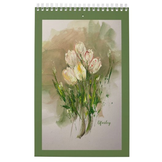 ピンクダイズ2025フローラカレンダー カレンダー (裏面)