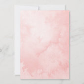 ピンクダイブインファイブマーメイド5誕生日 招待状 (裏面)