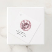 ピンクダイヤモンドとレース フェイバータグ (インサイチュ)