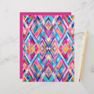 ピンクダイヤモンドパターン抽象芸術スクラップブック紙