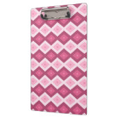 ピンクダイヤモンドパターン クリップボード (左)