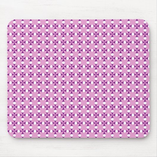 ピンクダイヤモンドパターン マウスパッド (正面)