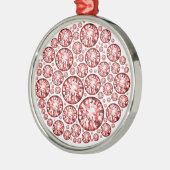 ピンクダイヤモンド十字軍ソリティア メタルオーナメント (左)