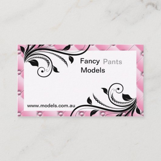 ピンクダイヤモンド名刺 名刺 (正面)