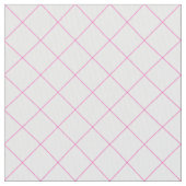 ピンクダイヤモンド格子かわいらし布 ファブリック (クローズアップ)