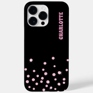 ピンクダイヤモンド紙吹雪 Case-Mate iPhone 14 PRO MAXケース