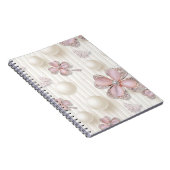 ピンクダイヤモンド4枚葉クローバー ノートブック (右側)