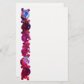 ピンクダイヤモンド、ピンクジェムストーンジュエリー 便箋 (正面/裏面)