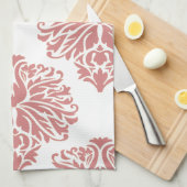 ピンクダエレガントマスク キッチンタオル (四つ折り)