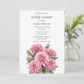ピンクダエレガントリアブライダルシャワー 招待状 (スタンド正面)