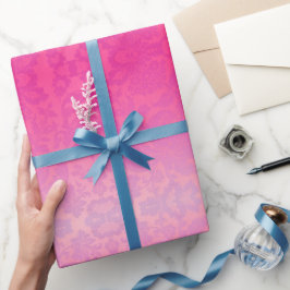 ピンクダグラデーションマスク ラッピングペーパー