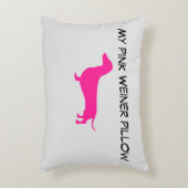 ピンクダシュントのアクセント枕マイピンクウィーナー アクセントクッション (正面(垂直))