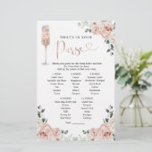 ピンクダスティバラ花びらとプロセッコ財布ゲーム (スタンド正面)