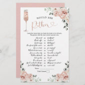 ピンクダスティバラ花びらプロセッコ彼女はむしろ (正面/裏面)