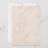 ピンクダスティブルータンアイスクリームコーンブライダルシャワー 招待状 (裏面)