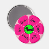 ピンクダックスシャント磁石 マグネット (正面/裏面)