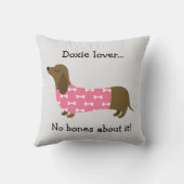 ピンクダックスンパーソナライズされたド枕 クッション (裏面)