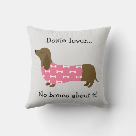 ピンクダックスンパーソナライズされたド枕 クッション (裏面)