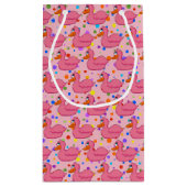 ピンクダック抱き枕 スモールペーパーバッグ (裏面)