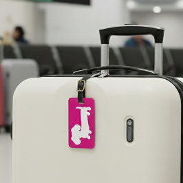 ピンクダッパーソナライズされたシュンドラゲッジバッグラベル ラゲッジタグ