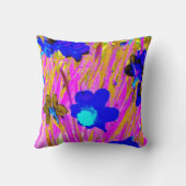 'ピンクダッフルズ'装飾用クッション クッション (裏面)