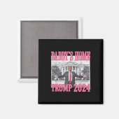 ピンクダディズホームトランプ2024 マグネット (正面/裏面)