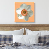 ピンクダフォディル春花 キャンバスプリント (インサイチュ (寝室))